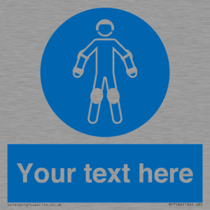 Custom protective roller sport equipment must be worn